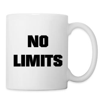 Mindset & Motivations Sprüche: No Limits - Tasse - Weiß - Rechts