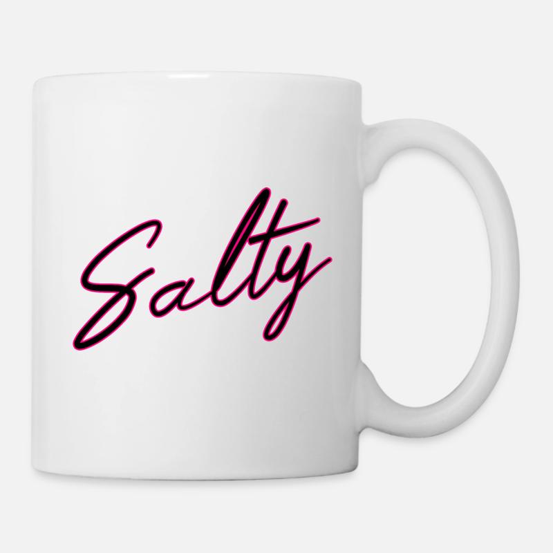 Salty Salzig Design - Tasse - Weiß