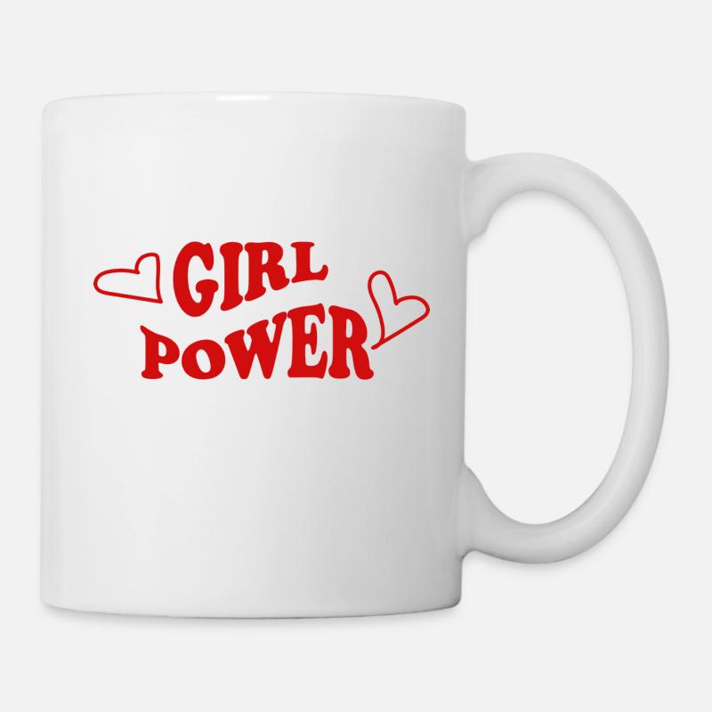 Frauenpower - Tasse - Weiß