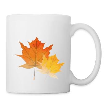 Maple leaves - Mug - white - Right