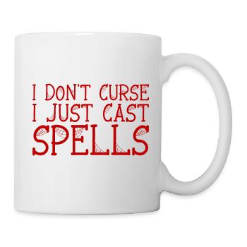 I Don't Curse, I Just Cast Spells 4 - Mug - white - Right