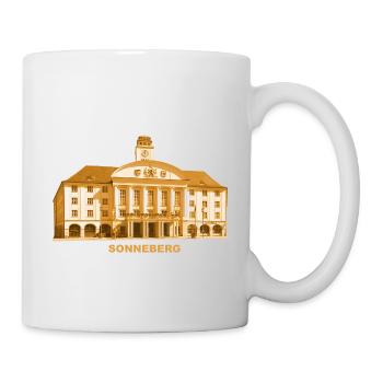 Sonneberg Rathaus Thüringen Spielzeugstadt - Tasse - Weiß - Rechts