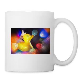 Vie de B U N N Y - Mug blanc - blanc - Droite