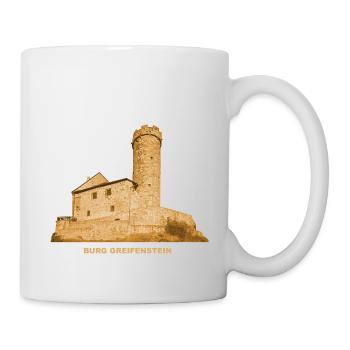 Greifenstein Burg Bad Blankenburg Thüringen - Tasse - Weiß - Rechts