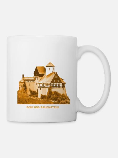 Rauenstein Schloss Pockau Erzgebirge Sachsen - Tasse - Weiß