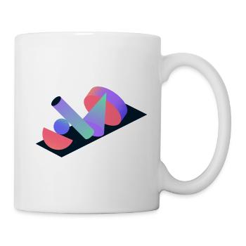 Formen am kippen - Tasse - Weiß - Rechts