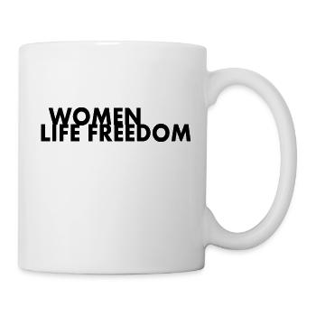 Women life freedom - Tasse - Weiß - Rechts