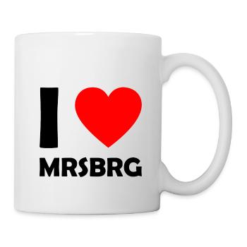 I love Meersburg - Lake Constance - MRSBRG - Mug - white - Right
