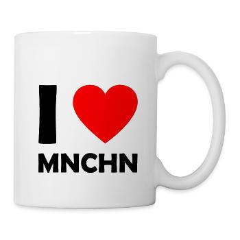 I love München - Bayern - MNCHN - Tasse - Weiß - Rechts