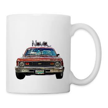 vieille voiture auto USA nova - Mug blanc - blanc - Droite