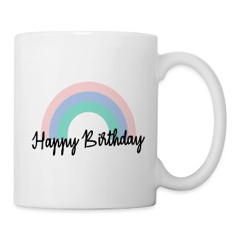 ALLES GUTE ZUM GEBURTSTAG. ALLES GUTE ZUM GEBURTSTAG. JAHRESTAG. - Tasse - Weiß - Rechts