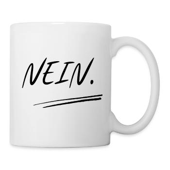 Nein Punkt - Tasse - Weiß - Rechts