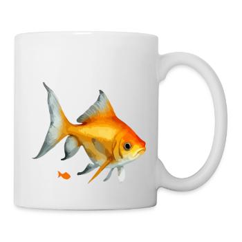 Goldfisch - Tasse - Weiß - Rechts