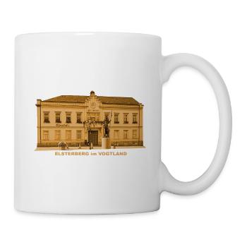 Elsterberg Town Hall Vogtland Saxony - Mug - white - Right
