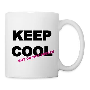 Restez au frais.. mais ne pas congeler - Mug blanc - blanc - Droite