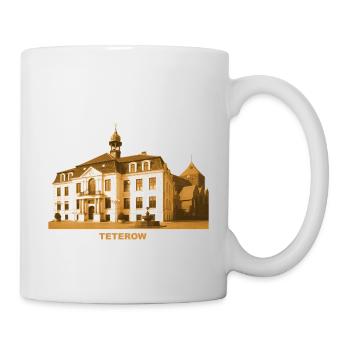 Teterow Town Hall Rostock Mecklenburg-Vorpommern - Mug - white - Right