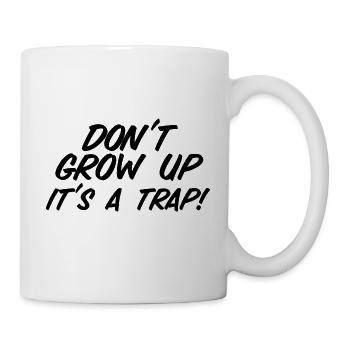 Don't Grow Up - Mug - white - Right