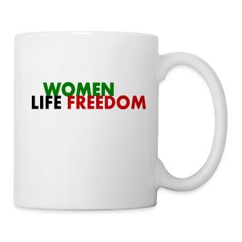 Women life freedom - Tasse - Weiß - Rechts