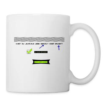 Liebe kann man nicht abstreiten - Tasse - Weiß - Rechts