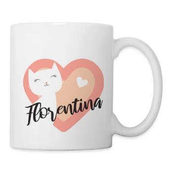 Florentina Nom Prénom Chaton - Mug blanc - blanc - Droite
