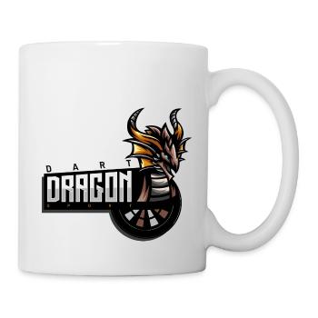 Emblème du dragon de fléchettes - Mug blanc - blanc - Droite