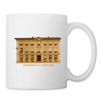 Lengenfeld Town Hall Vogtland Saxony - Mug - white - Right