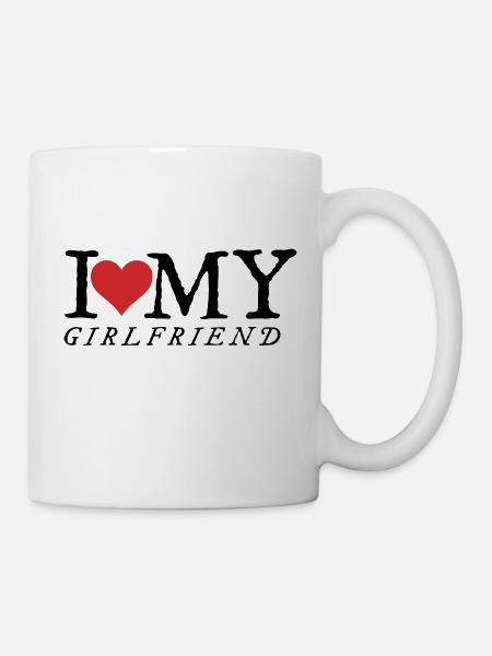 J’aime ma copine - Mug blanc - blanc