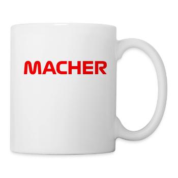 MACHER MOTIV - COLLE MALLE BIERKÖNIG AUFSCHRIFT - Tasse - Weiß - Rechts
