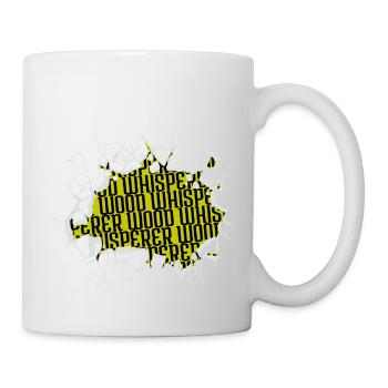 Insigne Travail forestier Scie charpentier - Mug blanc - blanc - Droite