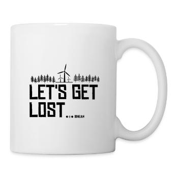 Let's get lost - Tasse - Weiß - Rechts
