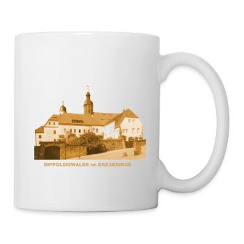 Dippoldiswalde Hôtel de ville Erzgebirge Saxe - Mug blanc - blanc - Droite