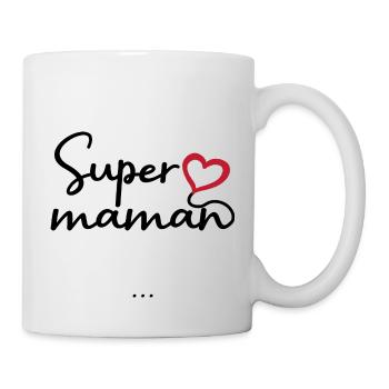 Super maman personnalisés - Mug blanc - blanc - Droite