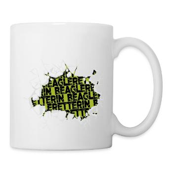 lieben pudel statement geburtstagsgeschenkidee - Tasse - Weiß - Rechts
