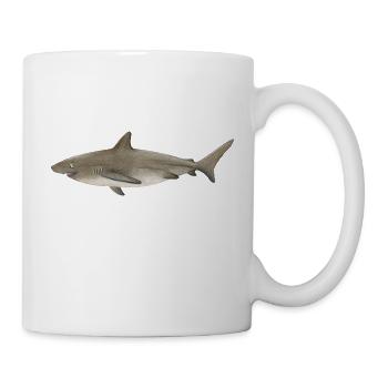 Requin Bronze - Mug blanc - blanc - Droite