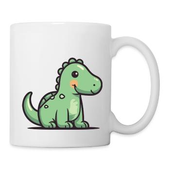 Dinosaurier - Tasse - Weiß - Rechts