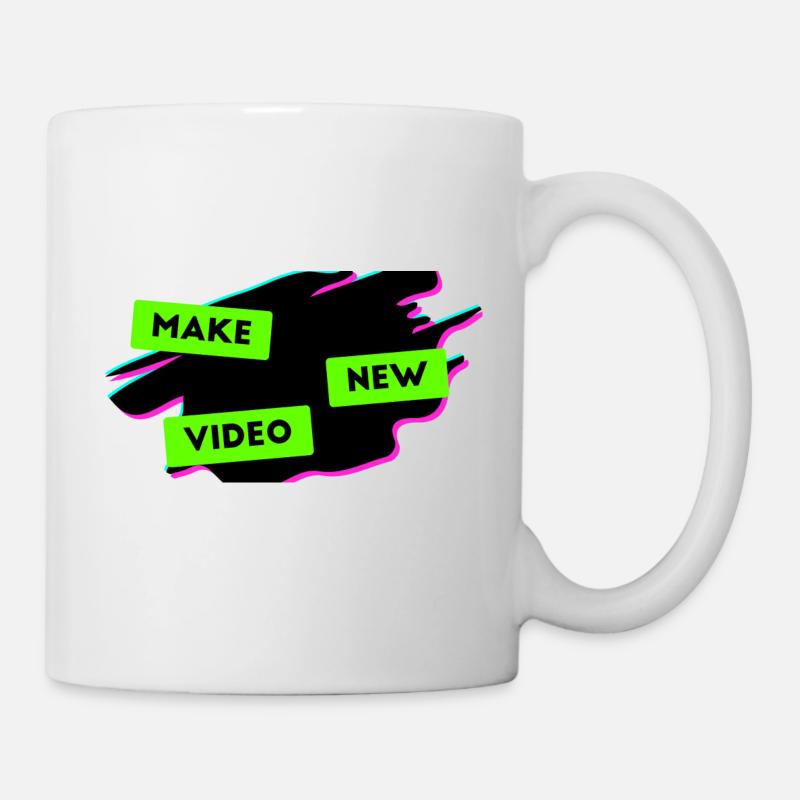Make video new - Mug - white
