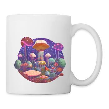 Mushroom Mushrooms Retro - Mug - white - Right