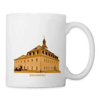 Hôtel de ville de Zschopau ville moto Monts Métallifères de Saxe - Mug blanc - blanc - Droite