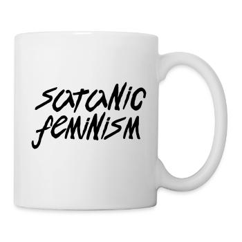 Féminisme satanique - Mug blanc - blanc - Droite