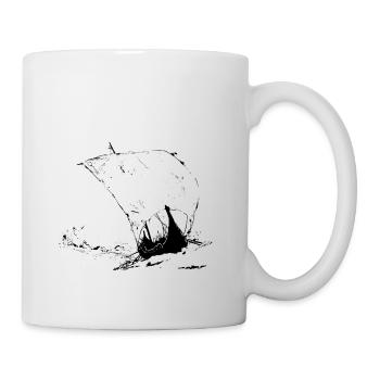 Voile Viking - Mug blanc - blanc - Droite