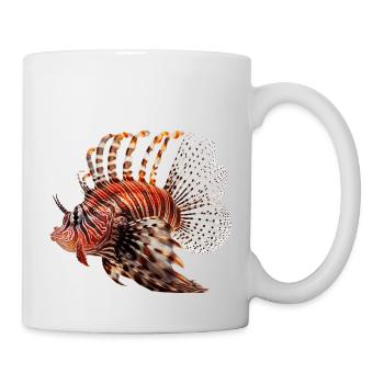 Lionfish are also called scorpionfish - Mug - white - Right