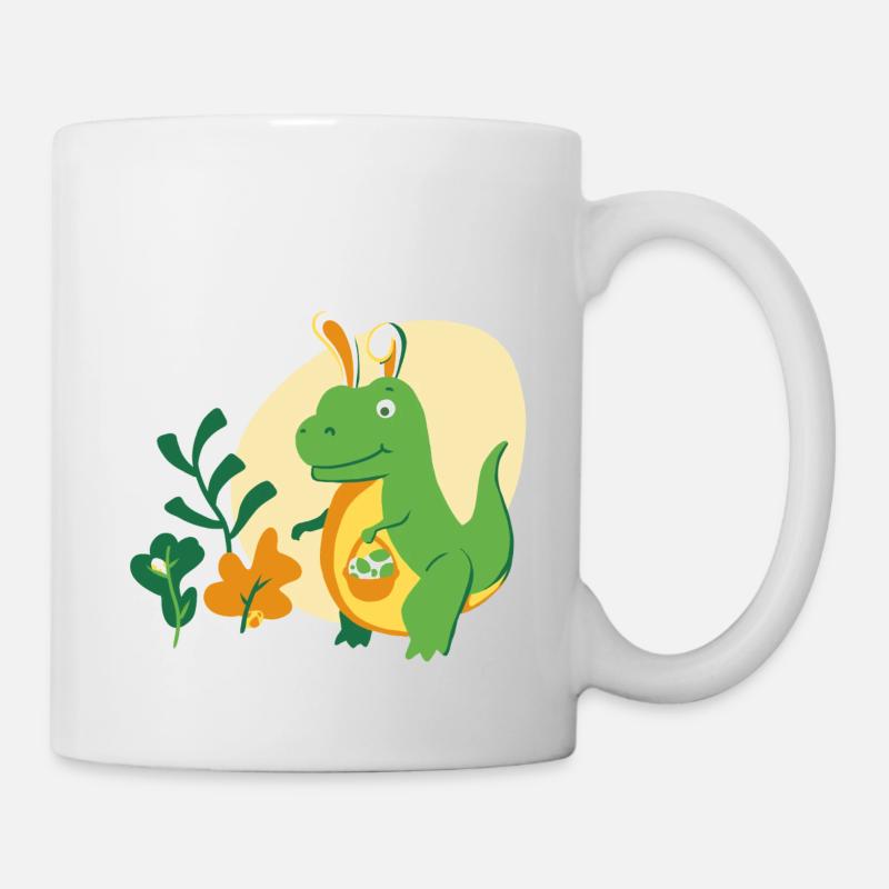 Easter Bunny T-Rex - Mug - white