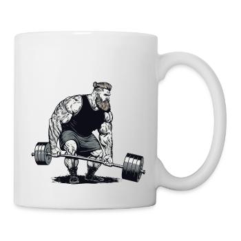 Viking Fitness Motif Norseman Warrior Viking - Mug - white - Right