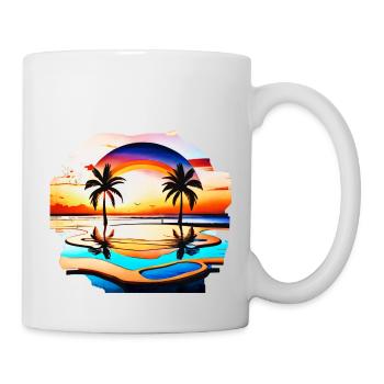 Summer Vibes #3 - Tasse - Weiß - Rechts