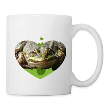 Crapaud grenouille Grenouilles Prince - Mug blanc - blanc - Droite