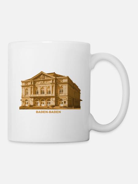 Baden Baden Theater Baden-Württemberg - Mug blanc - blanc