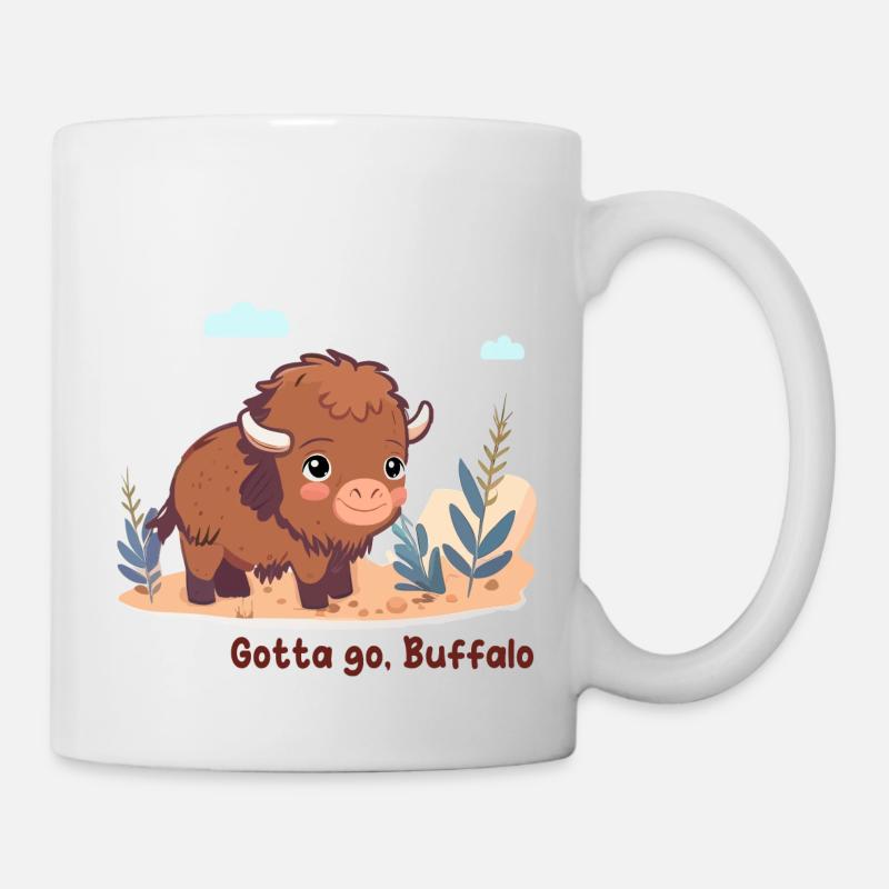Gotta go, Buffalo - Mug blanc - blanc