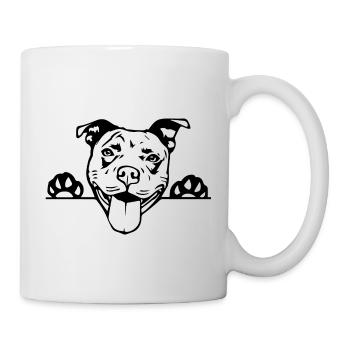 Hund Dog - Tasse - Weiß - Rechts