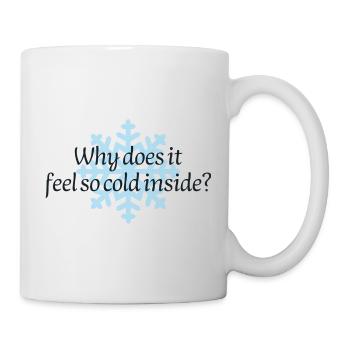 Pourquoi fait-il si froid? - Mug blanc - blanc - Droite