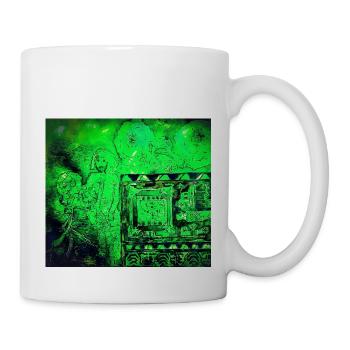 Afghanischer Traum - Tasse - Weiß - Rechts